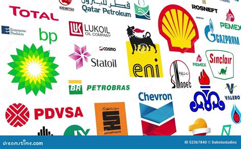 Logo principali compagnie petrolifere