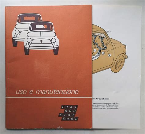 Copertina di un manuale d'uso originale Fiat 500L