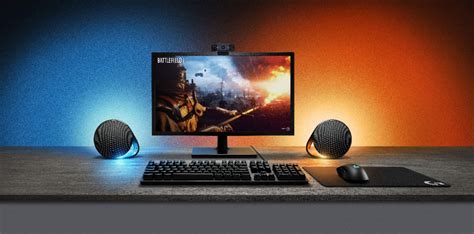 Logitech G560 Lightsync in azione