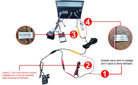 Schema di cablaggio plug-and-play per amplificatore auto