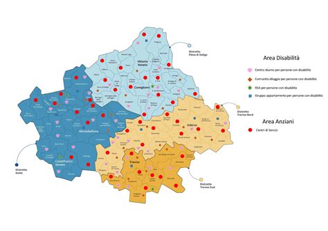 Mappa indicativa della posizione strategica della concessionaria nel territorio di Andria