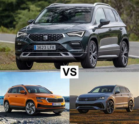 Confronto estetico SEAT Ateca e VW Tiguan