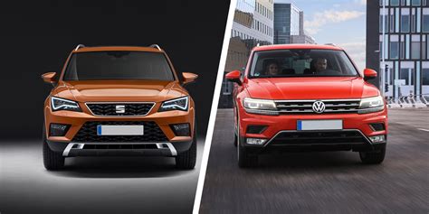 Diagramma comparativo delle prestazioni SEAT Ateca vs VW Tiguan