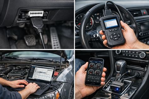 Posizione generica porta OBD2 in auto