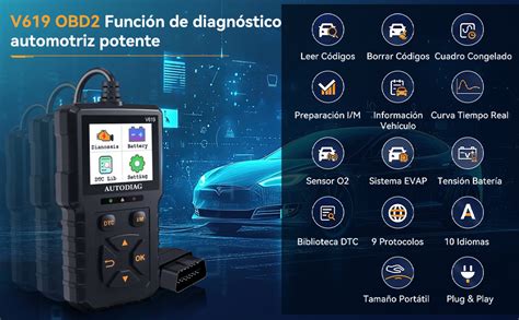 Schermata software diagnostico OBD2