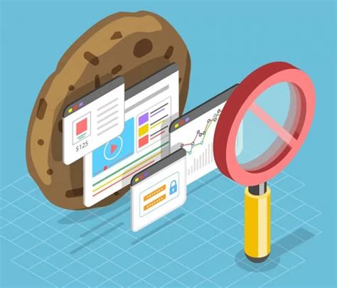 Icona dei cookie con testo sulla privacy