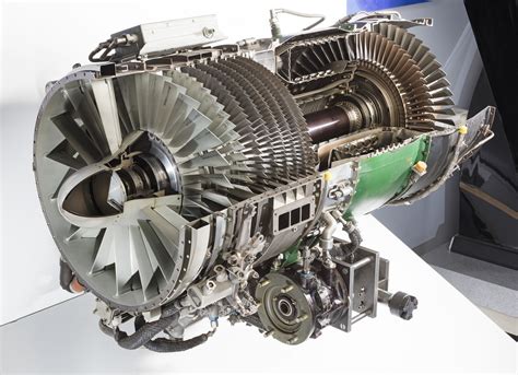 Spaccato di un tipico turbogas aeronautico (General Electric J85)