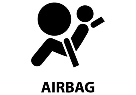 simbolo airbag disattivato