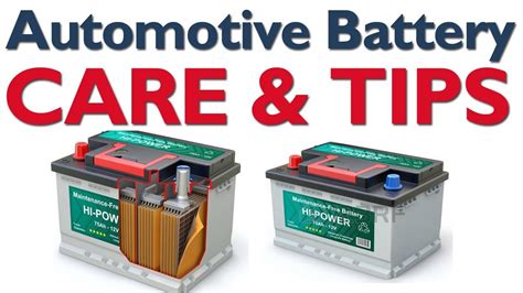 Car battery maintenance tips