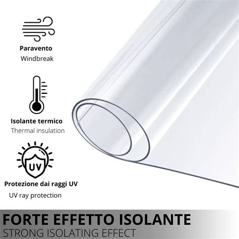 Deflettori in vetro acrilico trasparente