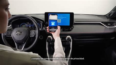Schermata di interfaccia utente del sistema Toyota Smart Connect