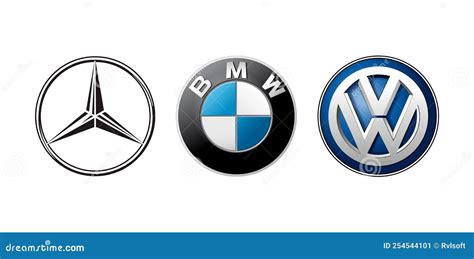 Logo Mercedes-Benz e BMW affiancati