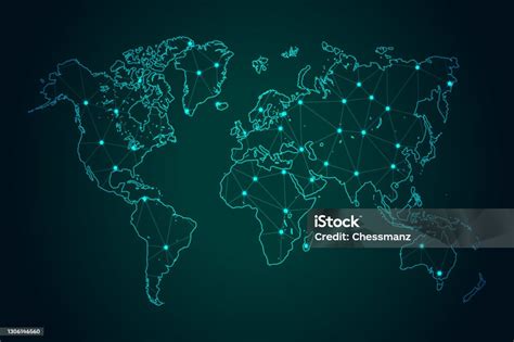 Mappa del mondo con evidenziate le sedi di Röchling Automotive
