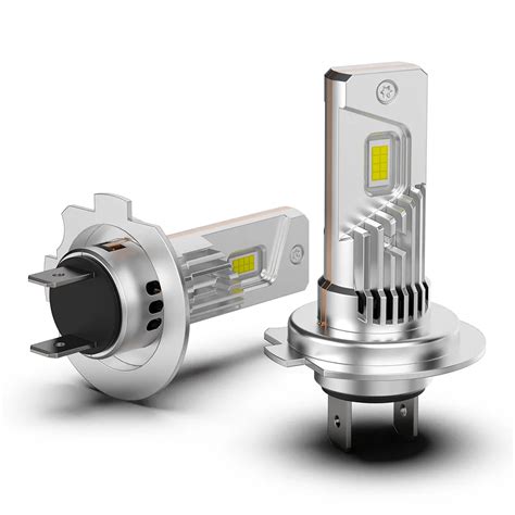Illustrazione del fascio luminoso di un faro LED H7