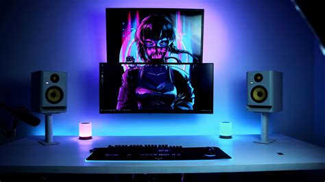 Setup audio completo per postazione PC con casse e subwoofer