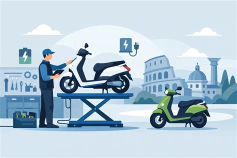 officina meccanico scooter