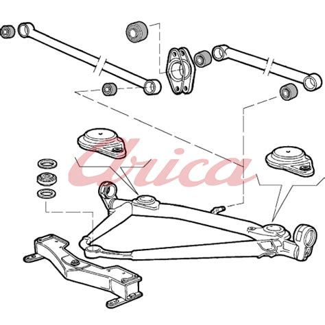 Schema sospensioni posteriori Alfa Romeo Giulietta