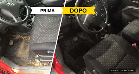 Pulizia interna auto