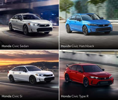 Honda Civic 5 porte vs 4 porte design comparison