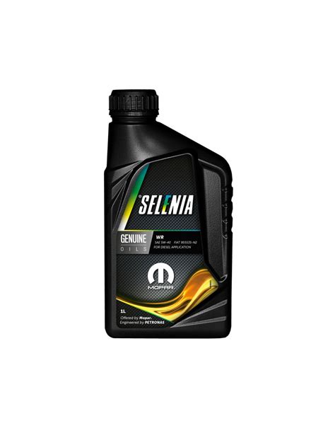 Bottiglia di olio motore Selenia WR 5w40