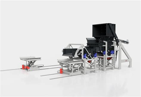 Schema di un sistema di carico Big Bag automatizzato