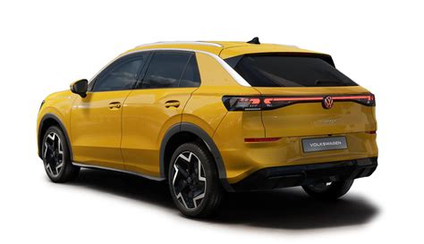 Volkswagen T-Roc R-Line Canary Yellow con evidenza del prezzo di lancio