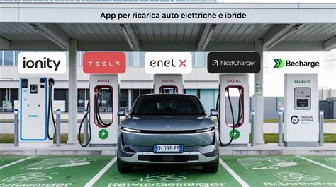 Interfaccia app controllo ricarica veicolo elettrico