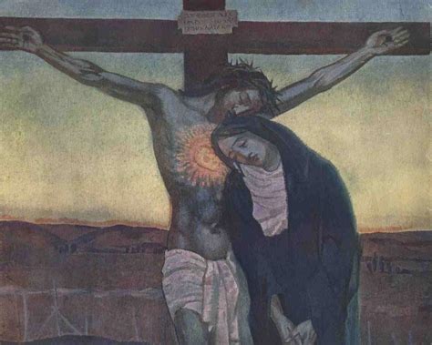 Gesù sulla croce con Maria e Giovanni