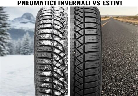 Grafico distanza di frenata pneumatici estivi vs invernali