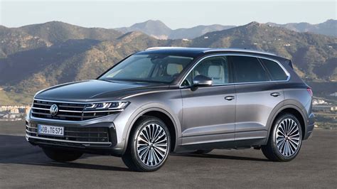 Volkswagen Touareg in un'officina moderna