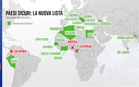 Mappa che evidenzia i paesi maggiormente interessati dal richiamo Toyota per il servosterzo