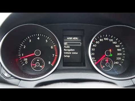 Computer di bordo Volkswagen Passat con indicazione qualità CNG