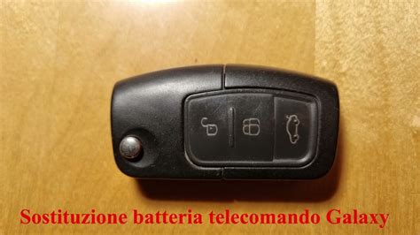 Diagramma sostituzione batteria telecomando auto