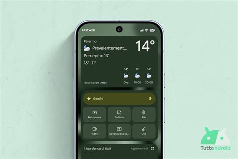 Schermata dell'applicazione OpelConnect con icone dei servizi