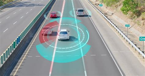 Simulazione di intervento del Pre-collision Braking System