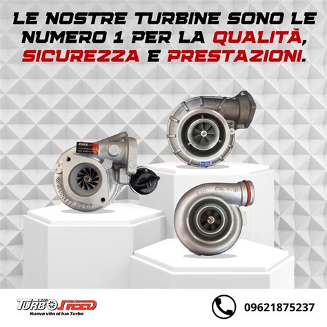 Schema comparativo tipologie turbine: Nuova, Rigenerata, Usata