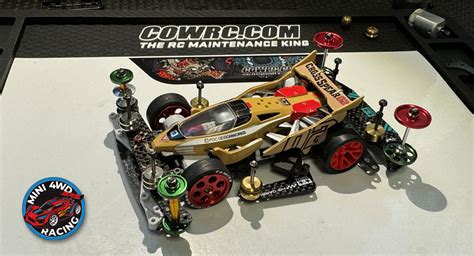 Diagram showing Mini 4WD car dimensions and prohibited contact points
