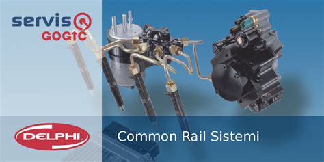 Loghi dei principali produttori di sistemi Common Rail: Bosch, Delphi, Denso, Continental VDO