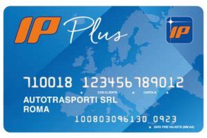 Immagine di una carta carburante elettronica IP