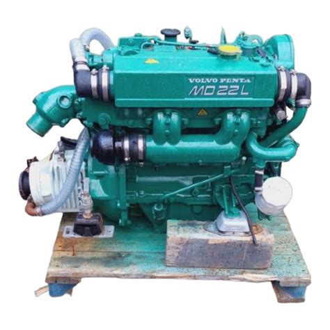 Motore Volvo Penta MD22L in una sala macchine