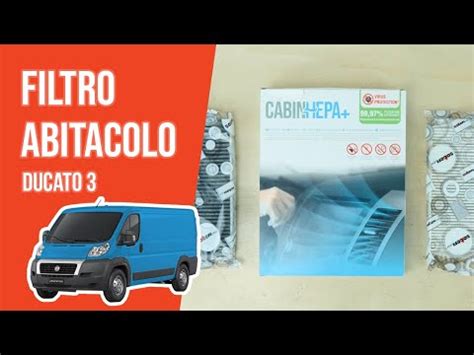 Filtro abitacolo del Fiat Doblò