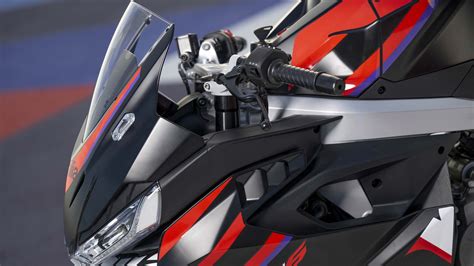 Dettaglio di una moto Aprilia