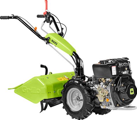 Dettaglio del sistema di bloccaggio rapido degli attrezzi su un motocoltivatore Grillo