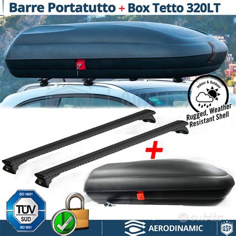 Infografica: Caratteristiche principali dei box portatutto