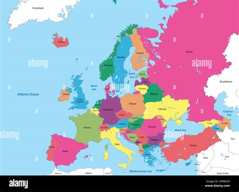 Mappa delle influenze futuriste in Europa e Russia