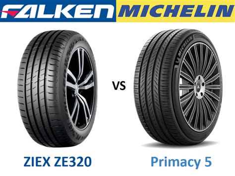 Confronto battistrada Falken ZE320 e Michelin Primacy