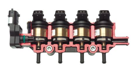 Illustrazione di diversi tipi di iniettori GPL