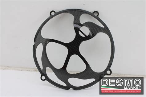 coperchio frizione aperto Ducati in carbonio