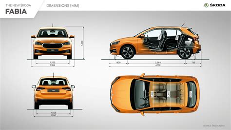Dimensioni interne Skoda Fabia Monte Carlo