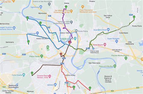 Mappa percorso con consumo